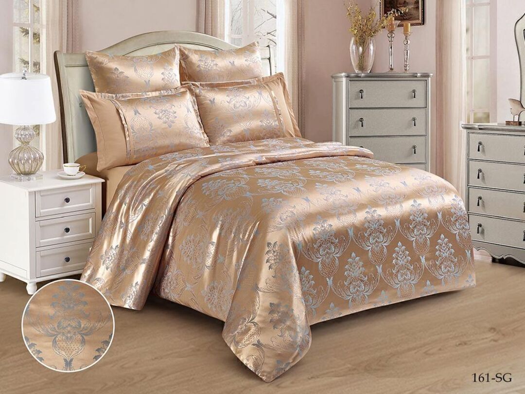 КПБ 2сп сатин-жаккард Satin Jacquard SG Клео <SG-161 Скидка>