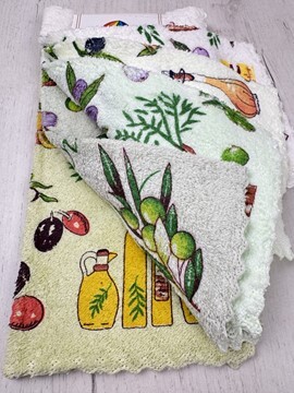 Салфетка микрофибра 28615021 30*30-5шт 7Я